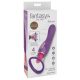 Vibratore Ricaricabile Fantasy a 4 Motori - Stimolatore Clitorideo, Leccatore e Vibratore Vaginale (Viola) 