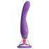 Vibratore Ricaricabile Fantasy a 4 Motori - Stimolatore Clitorideo, Leccatore e Vibratore Vaginale (Viola) 