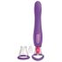 Vibratore Ricaricabile Fantasy a 4 Motori - Stimolatore Clitorideo, Leccatore e Vibratore Vaginale (Viola) 