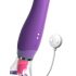 Vibratore Ricaricabile Fantasy a 4 Motori - Stimolatore Clitorideo, Leccatore e Vibratore Vaginale (Viola) 