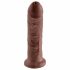 King Cock 8 dildo (20cm) - marrone