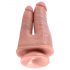 Doppio Penetratore Realistico King Cock - Dildo Duplice (Naturale) 