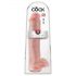 King Cock 15 - Dildo con ventosa e testicoli (38cm) - naturale