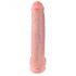 King Cock 15 - Dildo con ventosa e testicoli (38cm) - naturale