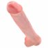 King Cock 15 - Dildo con ventosa e testicoli (38cm) - naturale