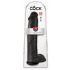 King Cock Gigante con Ventosa e Testicoli - Dildo Nero (38cm) 