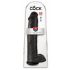 King Cock 15 - dildo con ventosa e testicoli (38 cm) - nero