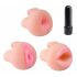 Pipedream Travel Trio - set di pompe per pene vibranti (nero-naturale)