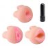 Pipedream Travel Trio - set pompa vibrante per pene (nero-naturale)