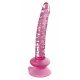 Dildo in Vetro a Forma di Pene Icicles No. 86 (Rosa) 