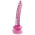 Icicles No. 86 - Dildo in vetro rosa a forma di pene