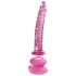 Icicles No. 86 - Dildo in vetro rosa a forma di pene