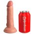 King Cock Elite 6 - Dildo realistico con base adesiva (15 cm) - naturale