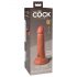 Dildo Realistico con Ventosa King Cock Elite 6 (15cm) - Tonalità Scura 