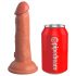 King Cock Elite 6 - Dildo realistico con base ventosa (15cm) - scuro