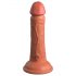 Dildo Realistico con Ventosa King Cock Elite 6 (15cm) - Tonalità Scura 