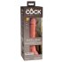 Dildo Realistico Doppio Strato King Cock Elite con Ventosa (18cm) - Color Carne 