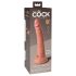 Dildo Realistico Doppio Strato King Cock Elite con Ventosa (18cm) - Color Carne 