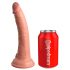 Dildo Realistico Doppio Strato King Cock Elite con Ventosa (18cm) - Color Carne 