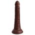 Dildo Realistico con Ventosa "King Cock Elite" - Doppio Strato in Silicone (18cm) - Marrone 