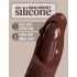 Dildo Realistico con Ventosa "King Cock Elite" - Doppio Strato in Silicone (18cm) - Marrone 