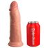 Dildo Realistico King Cock Elite 8 con Ventosa (20cm) - Color Carne 