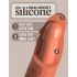 King Cock Elite 8 - Dildo ventosa (20cm) - Naturale scuro