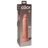 Dildo Realistico King Cock Elite con Ventosa (23cm) - Color Carne 