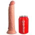 King Cock Elite 9 - dildo realistico con ventosa (23cm) - naturale