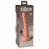 Vibratore Realistico King Cock Elite 7 con Ventosa e Telecomando (18cm) - Naturale 