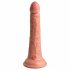 Vibratore Realistico King Cock Elite 7 con Ventosa e Telecomando (18cm) - Naturale 