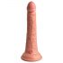 King Cock Elite 7 - Vibratore 18cm con base a ventosa e telecomando - Naturale