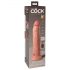 King Cock Elite 9 - Dildo ventosa 23cm - Naturale