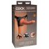 Re Leone Elite Comfy - Dildo Indossabile con Imbracatura (Colore Naturale Scuro) 