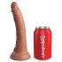 Re Leone Elite Comfy - Dildo Indossabile con Imbracatura (Colore Naturale Scuro) 