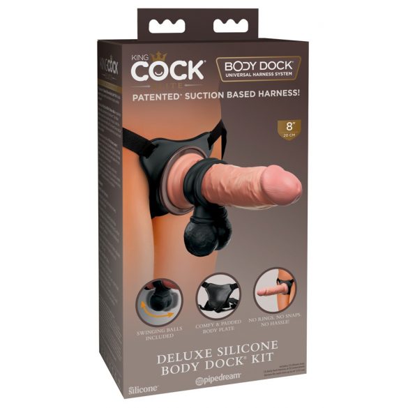 Set Deluxe di Fallo Indossabile King Cock Elite 