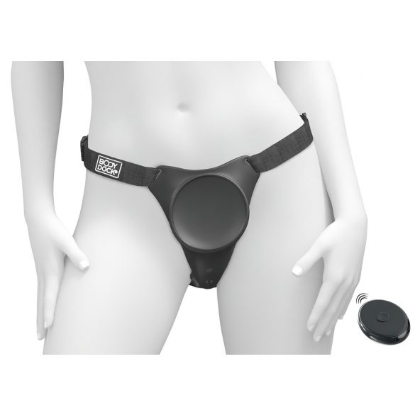 Body Dock G-Spot Pro - slip strap-on con telecomando (nero)