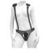 Supporto Corporale con Spallacci per Dildo con Ventosa - Slip Harness (nero) 