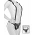 Body Dock - Strap On con spallacci (nero)