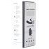 Vibratore Bluetooth Premium con Sensore Speciale e Doppio Motore - Ohmibod Kiiroo con Braccio Clitorideo Smart (Nero) 