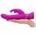 Stimolatore Happyrabbit Power Motion - ricaricabile, impermeabile, con asta clitoridea (viola) 