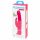 Vibratore Dual Density HappyRabbit con stimolatore clitorideo impermeabile (rosa) 