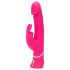 Vibratore Dual Density HappyRabbit con stimolatore clitorideo impermeabile (rosa) 