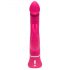 Vibratore Dual Density HappyRabbit con stimolatore clitorideo impermeabile (rosa) 