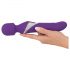 Javida Bacchetta Magica & Perla - Vibratore massaggiatore 2in1 (viola) 