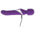 Javida Wand & Pearl - Vibratore 2in1 massaggiante (viola)