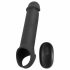 Mantella vibrante wireless per pene Rebel - con batteria (nera) 