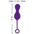 SMILE RC Love Balls - ovetto vibrante ricaricabile con telecomando (viola)