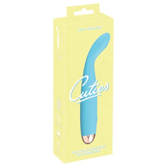 Cuties Mini - vibratore ricaricabile, impermeabile per punto G (turchese)