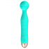 Cuties Mini Wand - vibratore massaggiante ricaricabile e impermeabile (verde)